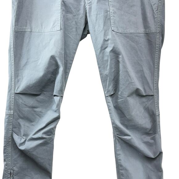 Nili Lotan Womens Cropped Pants 111/88 80NL Blue Army Military Jogger Size 4 - Picture 3 of 10